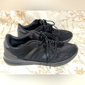Adidas Black Lace Sneakers Cloudfoam Women’s size 10
